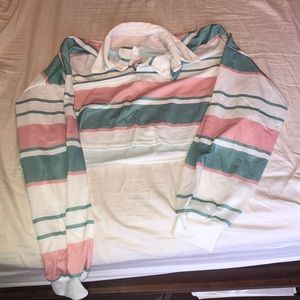 Long sleeve 70s themed crop top